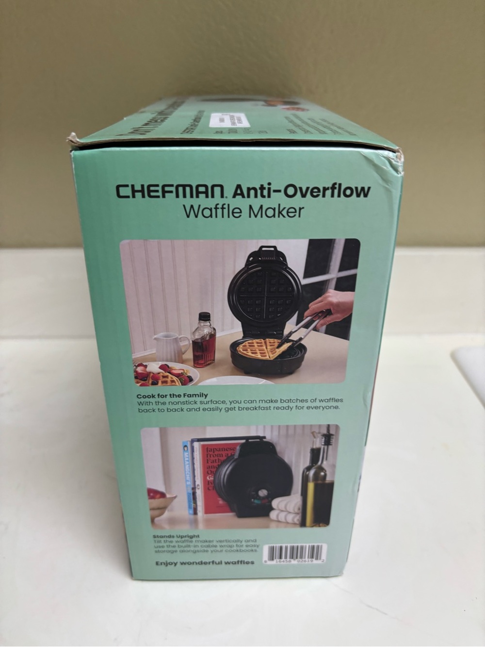 Chefman Anti-Overflow Waffle Maker - Picture 8 of 9